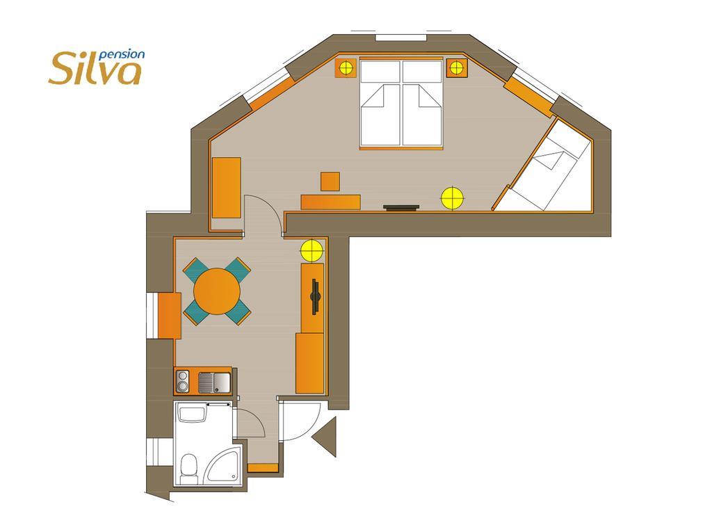 Pension Silva Špindlerŭv Mlýn Zimmer foto